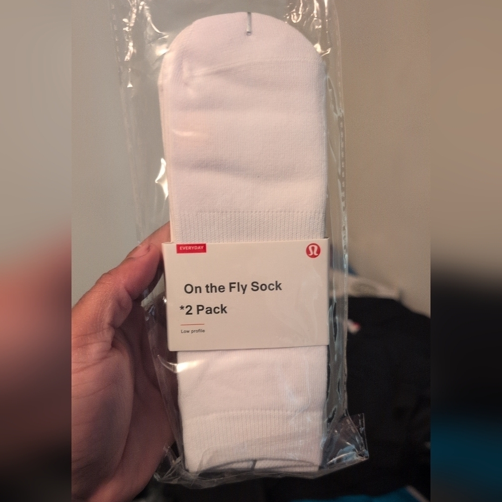 lululemon athletica White Athletic Socks 2 Pack
